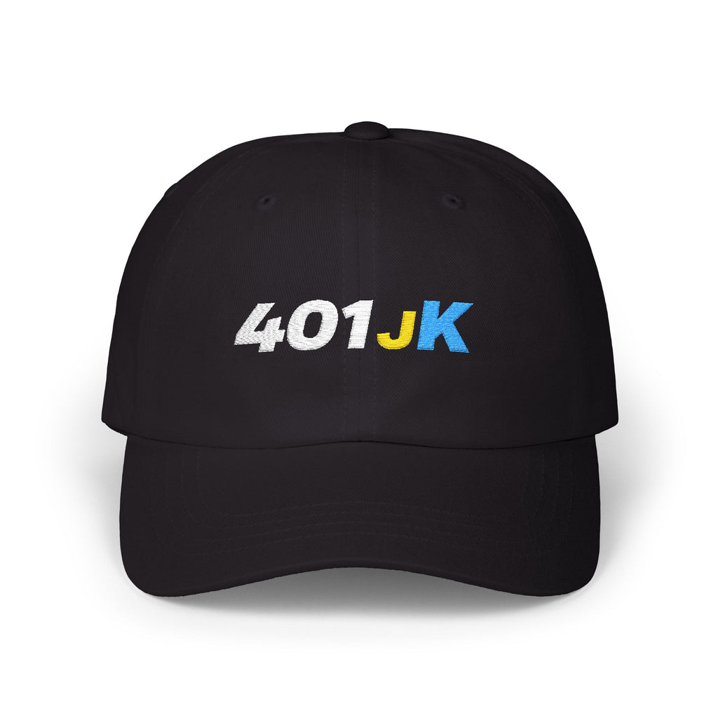 Black 401jk Embroidered Dad Hat