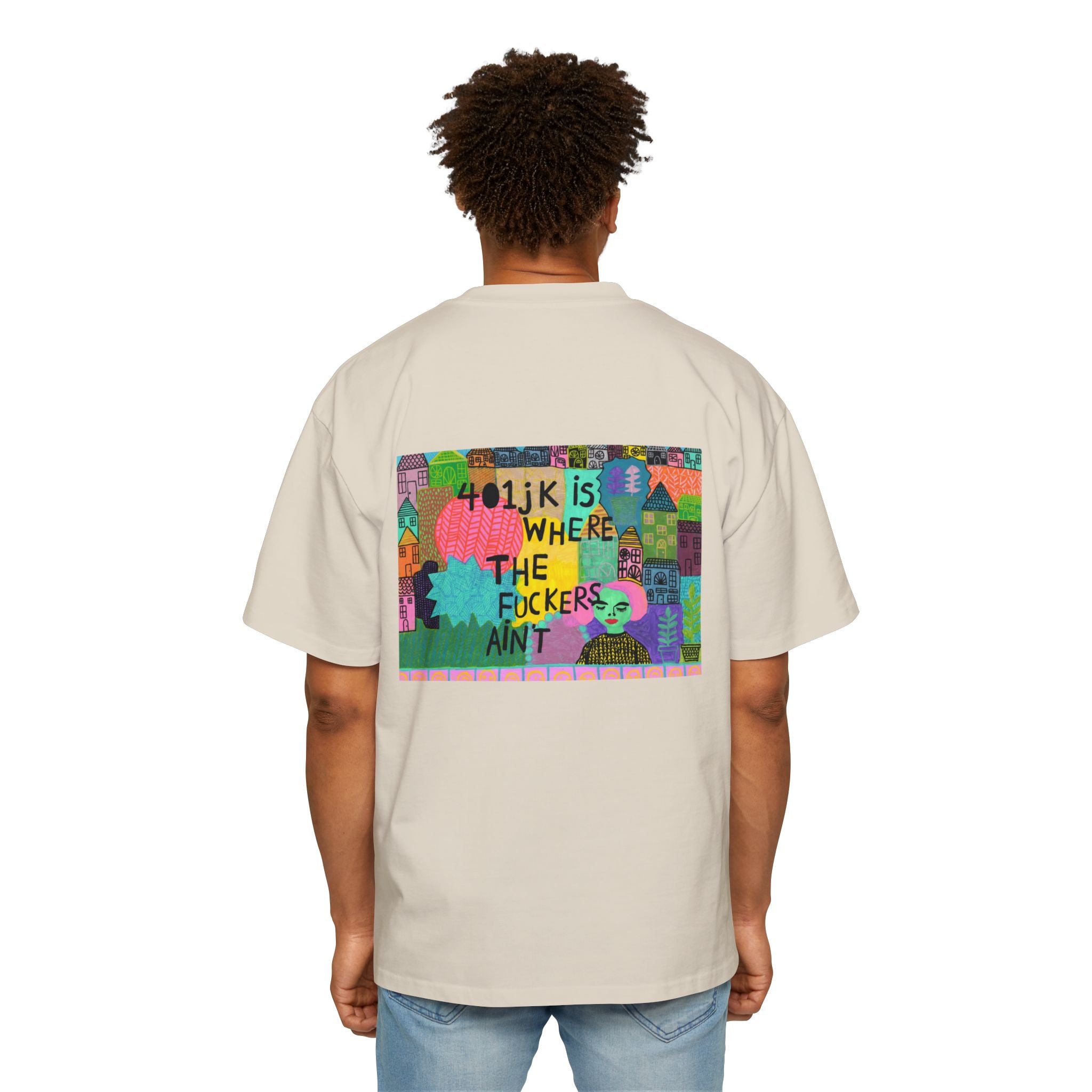 401jk Mural Oversized Tee