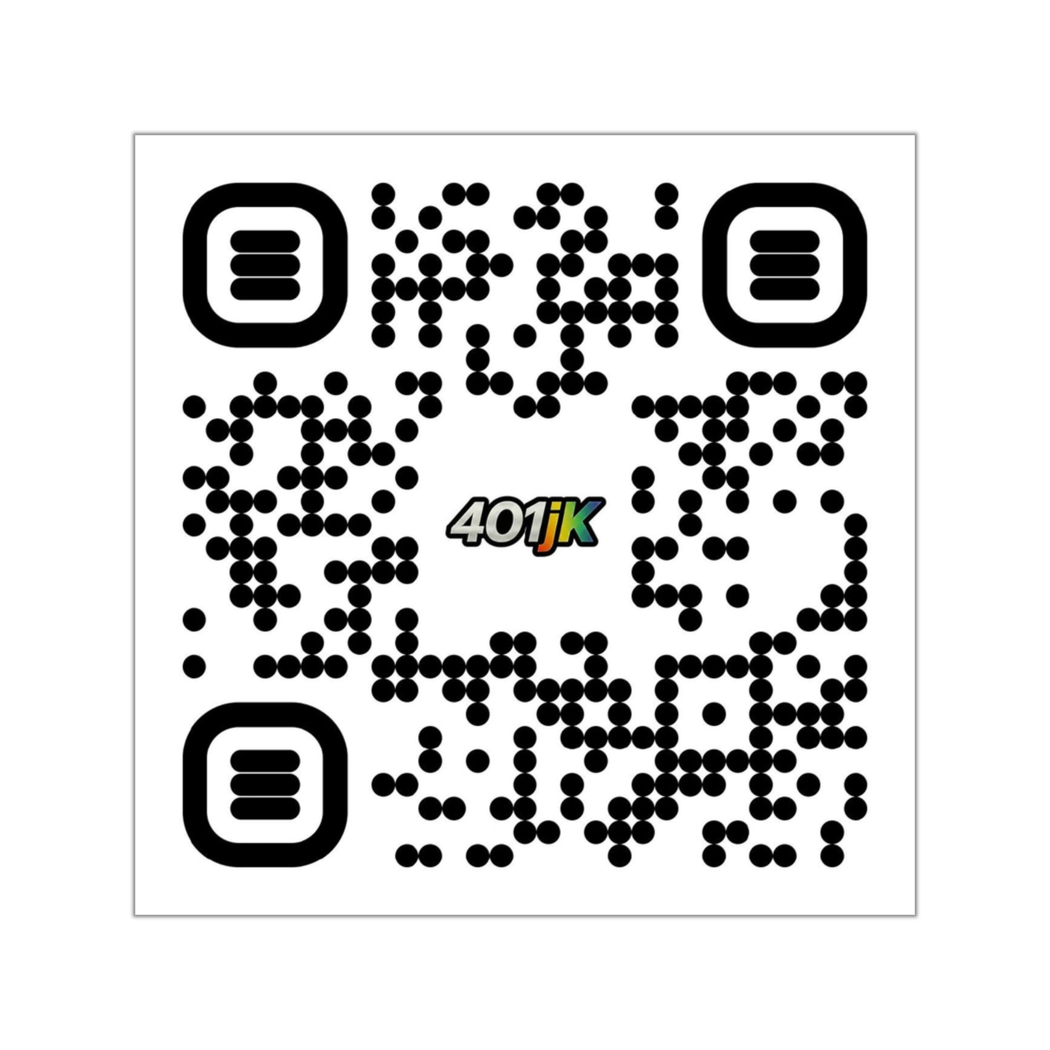 401jk.link QR Code Stickers