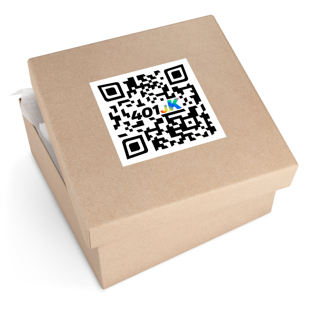 401jk Website QR Code Sticker
