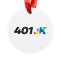 401jk Logo Acrylic Christmas Ornament