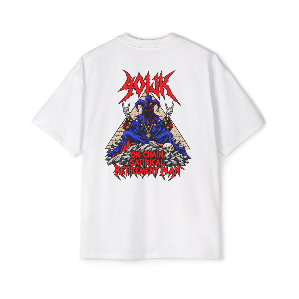 401jk - Metal Oversized Tee