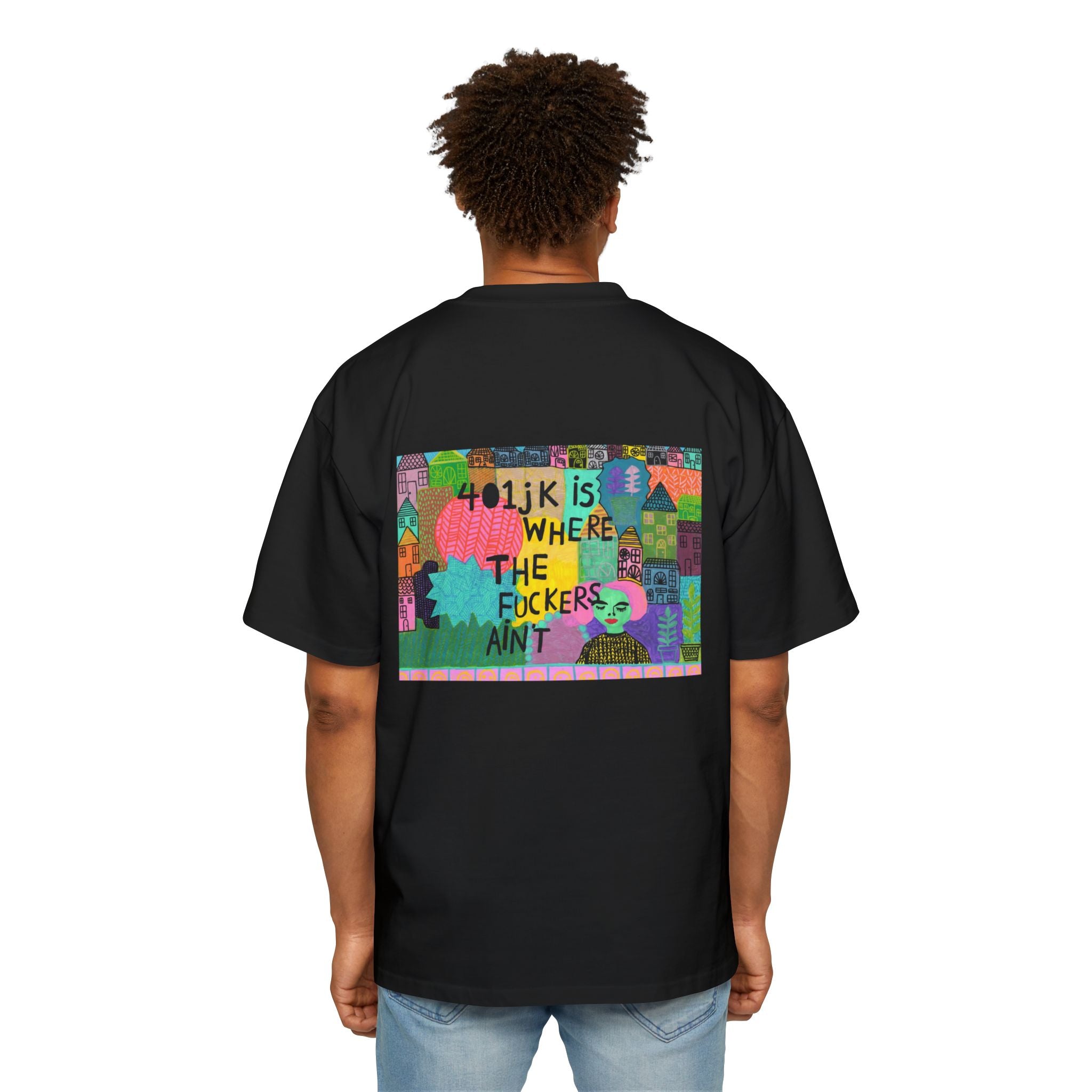 401jk Mural Oversized Tee