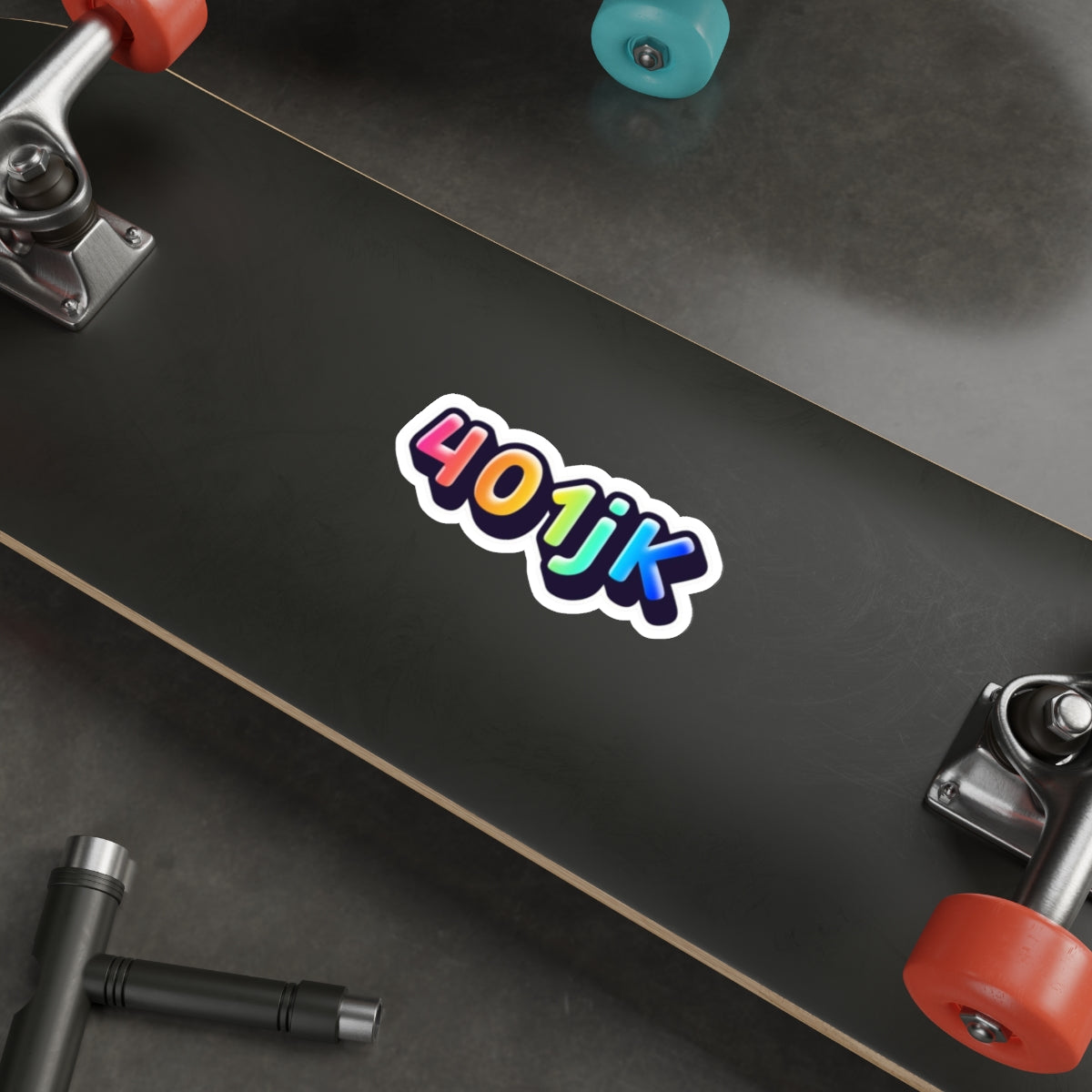 401jk Rainbow Sticker