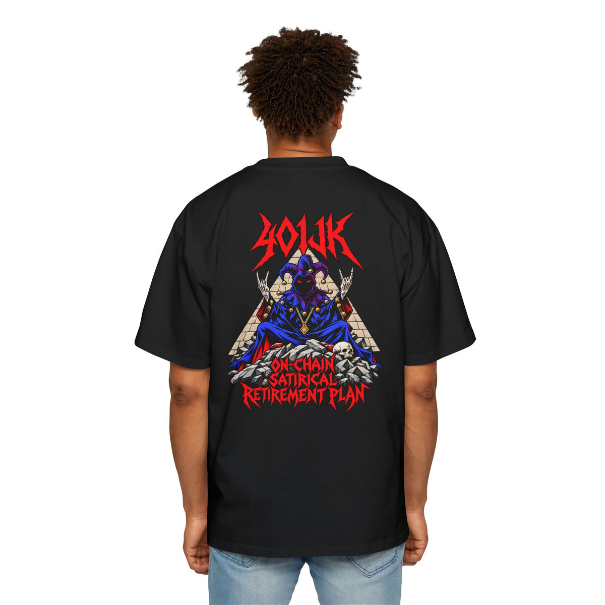 401jk - Metal Oversized Tee
