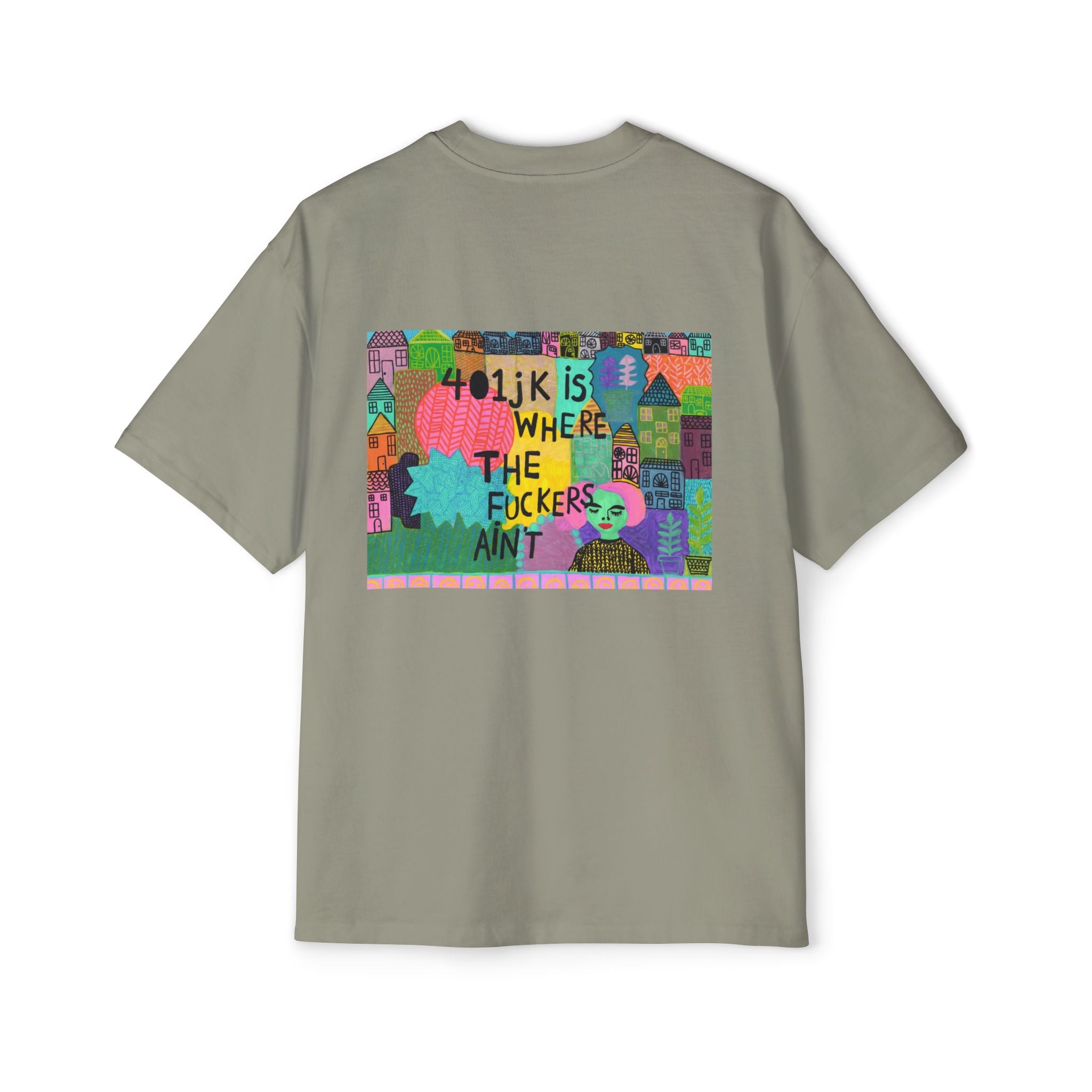 401jk Mural Oversized Tee
